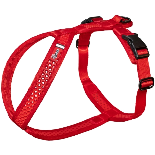 SOFTY Geschirr - Größe 7 - rot/rot